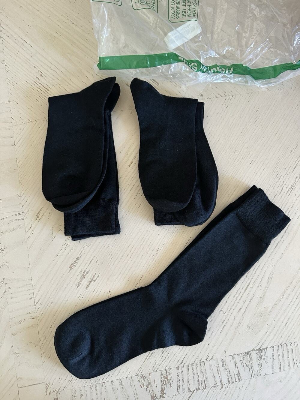 3 Pack Black Socks See Images For Size